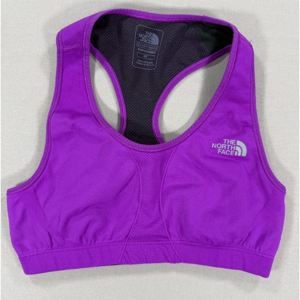 The North Face Sports Bra Flight Series Women's Small Purple Active Wear Gym Run